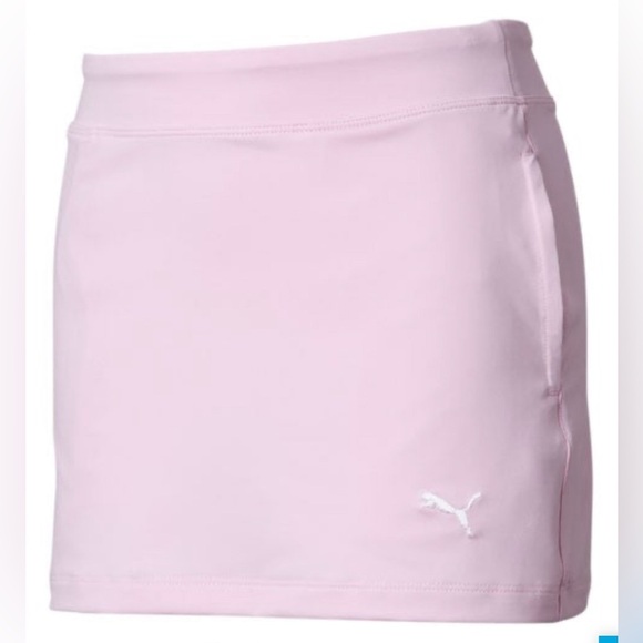 Puma Junior’s Knit Golf Skort Removable Shorts Light Pink NWT XL - Picture 1 of 3